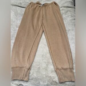 Aerie light brown joggers - size medium